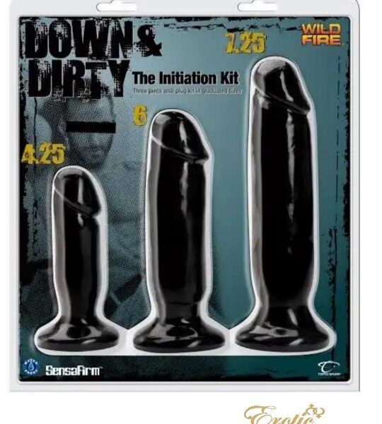PACK DE 3 DILDOS ANALES WILDFIRE THE INITIATION KIT