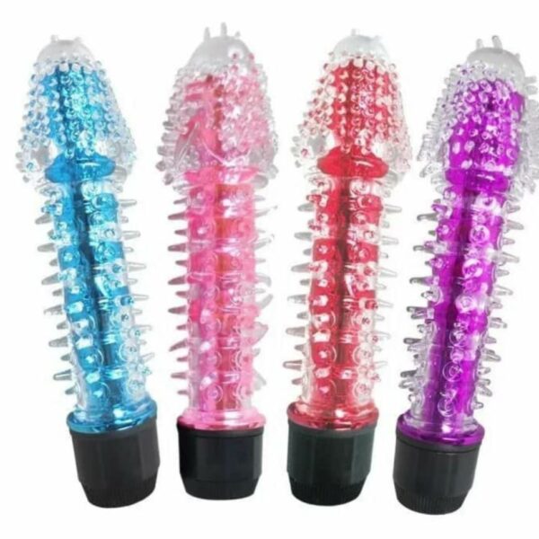 VIBRADOR CON TEXTURA JELLY