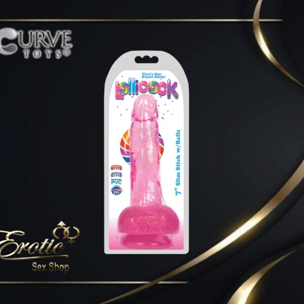 Lollicock 7″ Slim Stick w/ Balls